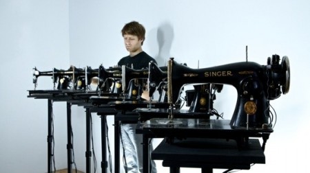 Martin Messier, Sewing Machine Orchestra. Photo by Annie Zielinski.