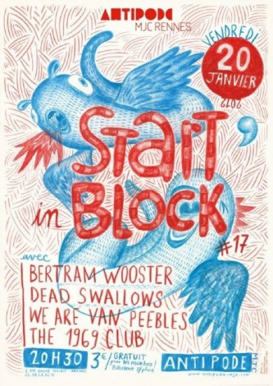affiche Antipode start'in block 17 Yoann Buffeteau