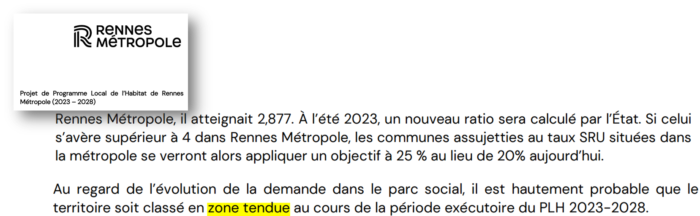 Extrait du Projet de Programme Local de l’Habitat de Rennes Métropole (2023 – 2028) 