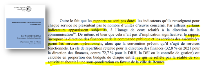 RENNES MÉTROPOLEGouvernance et situation financière 